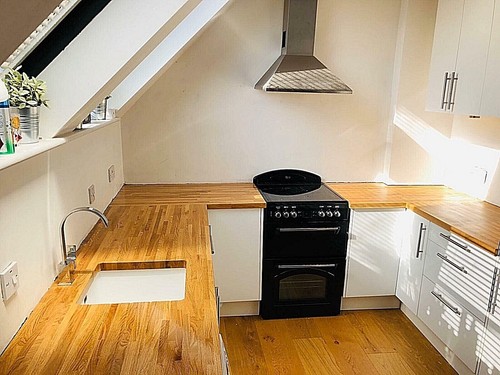 Rustic oak worktop solid - worktop, wood