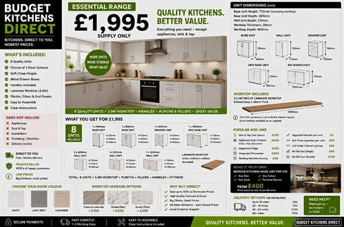 Budget kitchens direct - kitchens,