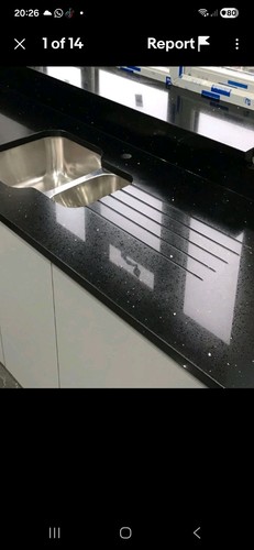 Black sparkle quartz - black,